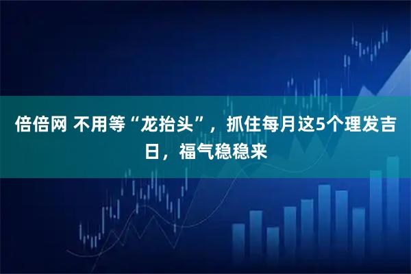 倍倍网 不用等“龙抬头”，抓住每月这5个理发吉日，福气稳稳来