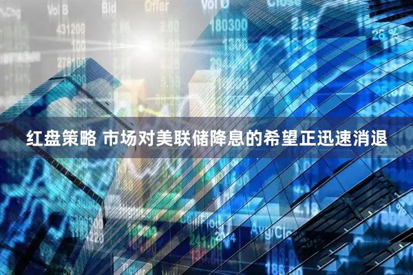 红盘策略 市场对美联储降息的希望正迅速消退