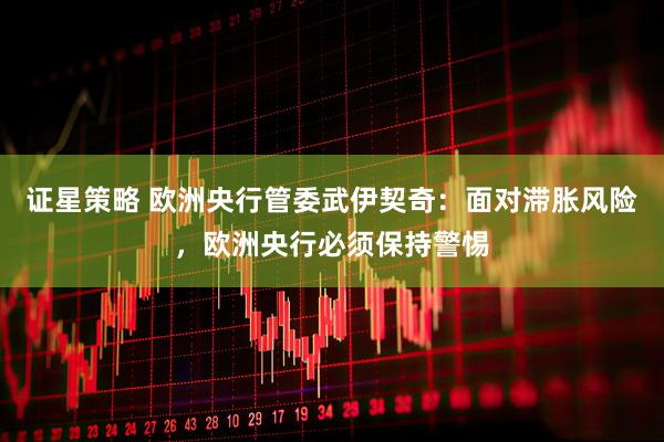 证星策略 欧洲央行管委武伊契奇：面对滞胀风险，欧洲央行必须保持警惕