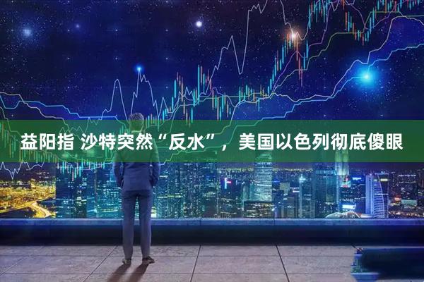 益阳指 沙特突然“反水”，美国以色列彻底傻眼