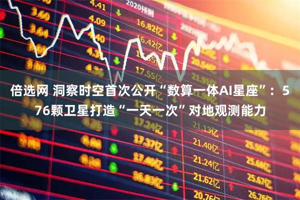 倍选网 洞察时空首次公开“数算一体AI星座”：576颗卫星打造“一天一次”对地观测能力